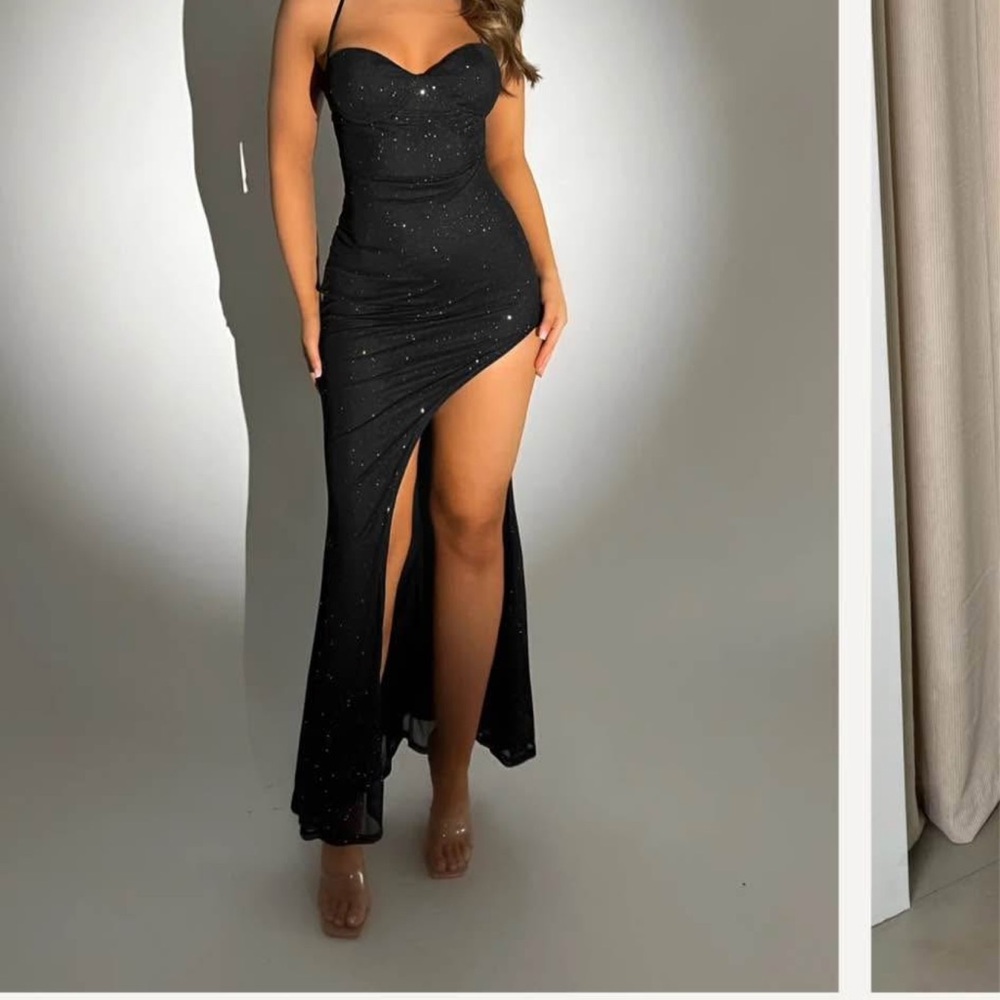 Elegant Black Evening Gown